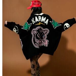 Dressed in Lala Mother is Mothering (Karma Version) Oversized Cardigan Size S/M